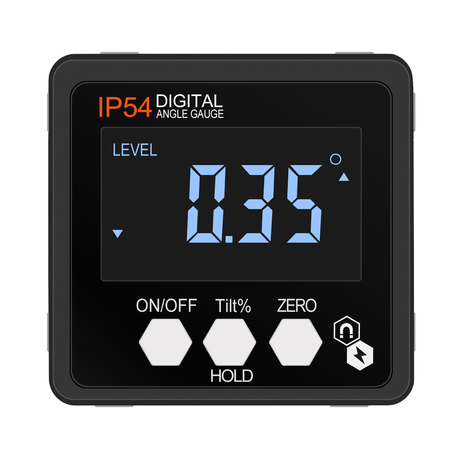 etopoo 4 * 90 graden bijgewerkte precisie digitale gradenboog inclinometer level box digitale hoekzoeker bevel box met magneetvoet