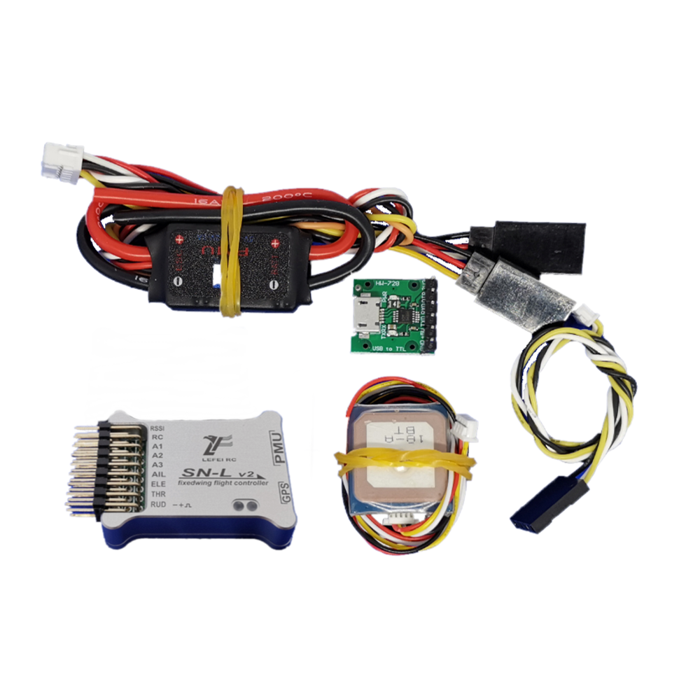 afpv sn-l v2 uil fpv vluchtcontroller hd osd met pmu m8 gps module voor rc vliegtuig fixed-wing model