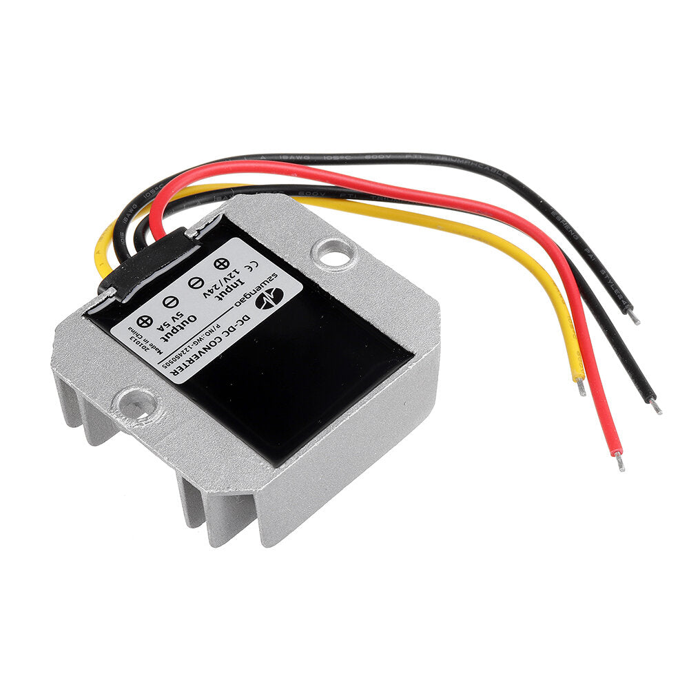 szwengao wg-1224s0505 auto led display power converter 12 v 24 v naar 5v 25 w 5a voedingsmodule