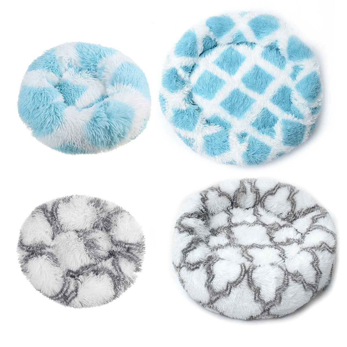 hond pet kat kalmerende bed bedden grote mat comfy puppy wasbaar pluizig kussen pluche