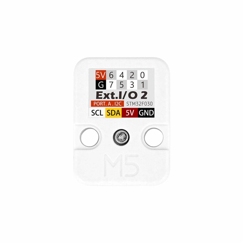 m5stack ext.io2 io-uitbreidingsmodule stm32f030 digitale invoer/uitvoer i2c u011-b verleng i/o 2-eenheid