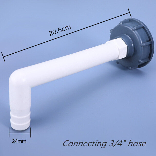 plastic ibc tank adapter s60x6 tuinslang kraan connector watertank slang vervanging connector fitting 1/2 3/4 1 stijl a