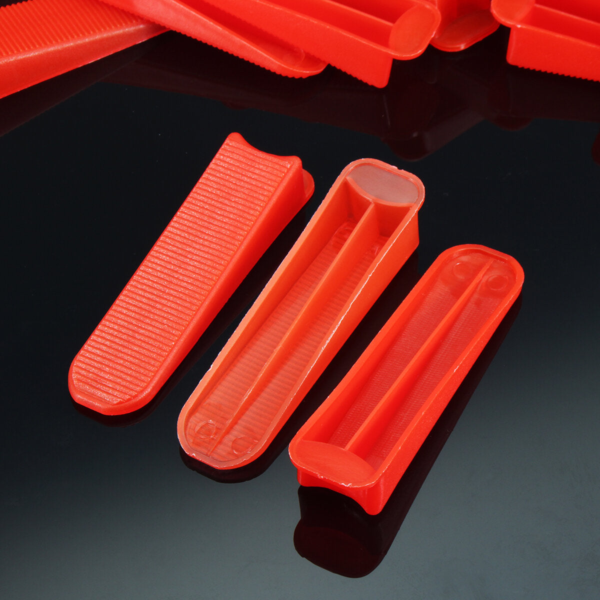 100 stuks pvc tegel nivellering wedge tegel spacers voor tegel oppervlak-levelsysteem