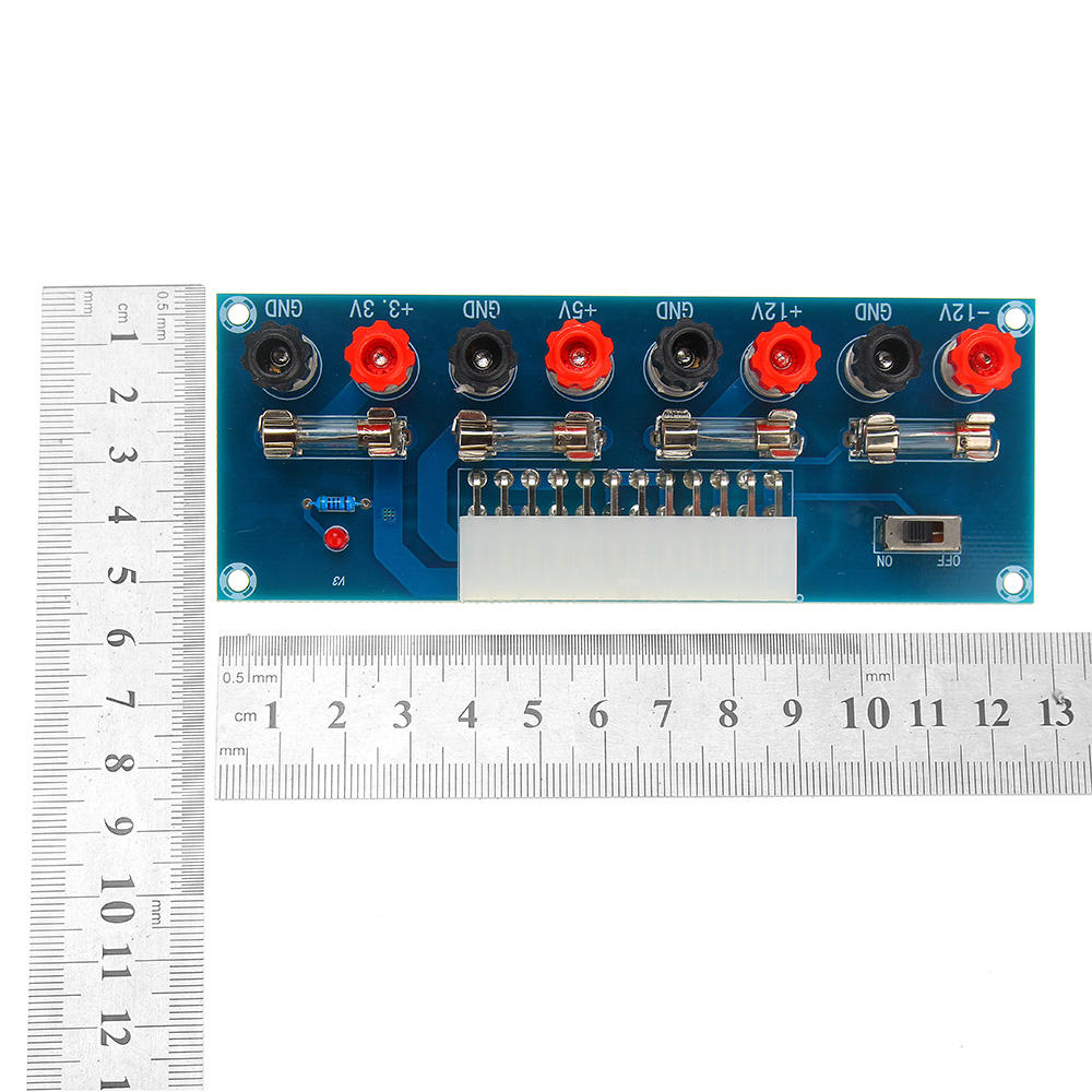 10 stuks xh-m229 desktop computer chassis voeding module atx transfer board power output terminal module