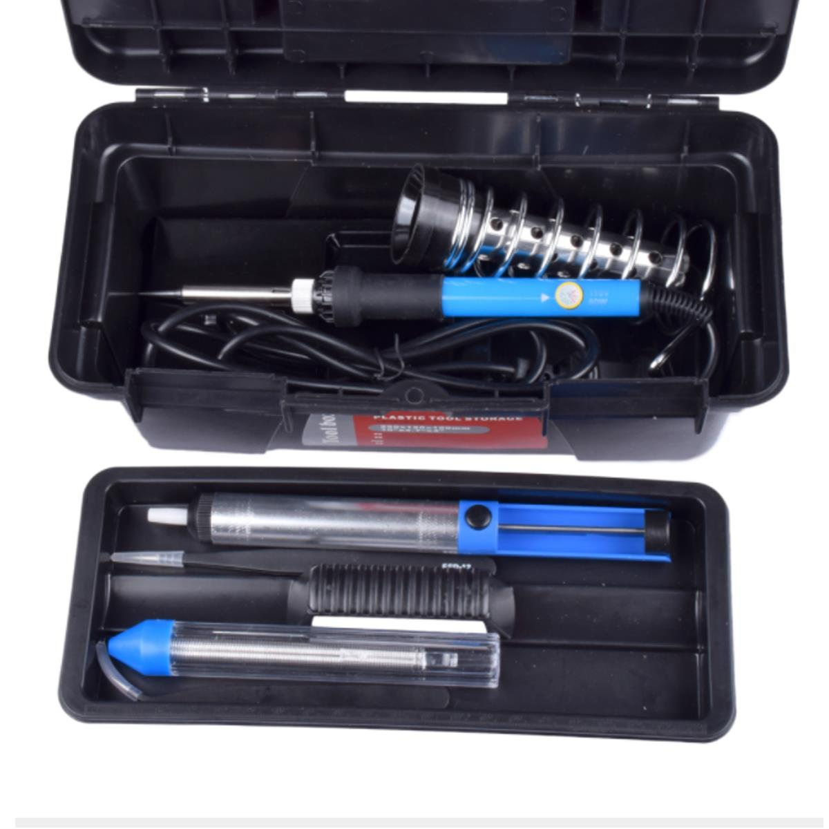 110/220v 60w instelbare temperatuur elektrisch lassen soldeergereedschap kit met schakelaar