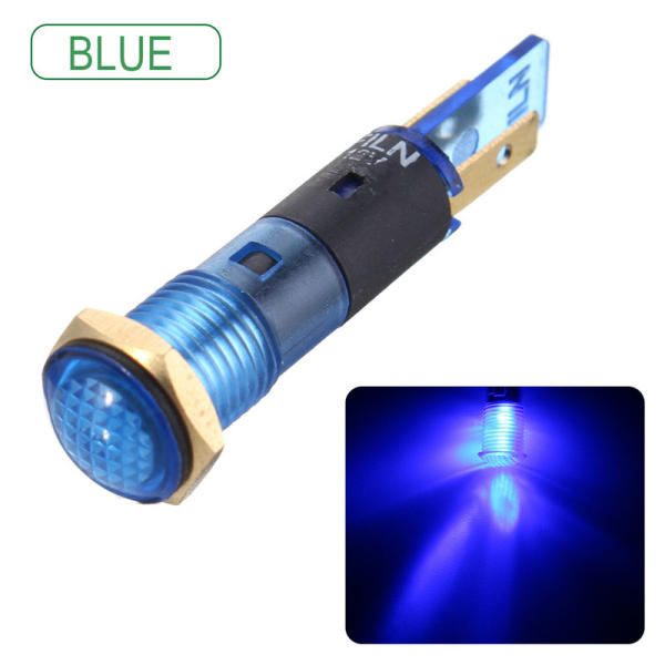 dc 12v 8mm led indicator auto boot licht pilot dash dashboard panel waarschuwingslamp