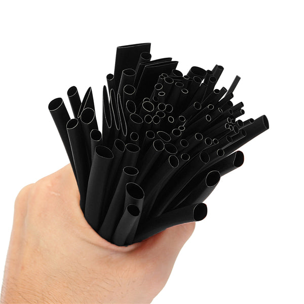 100 stuks polyolefine 2: 1 halogeenvrije warmteschrinkbuisset 6 maten 7 kleuren