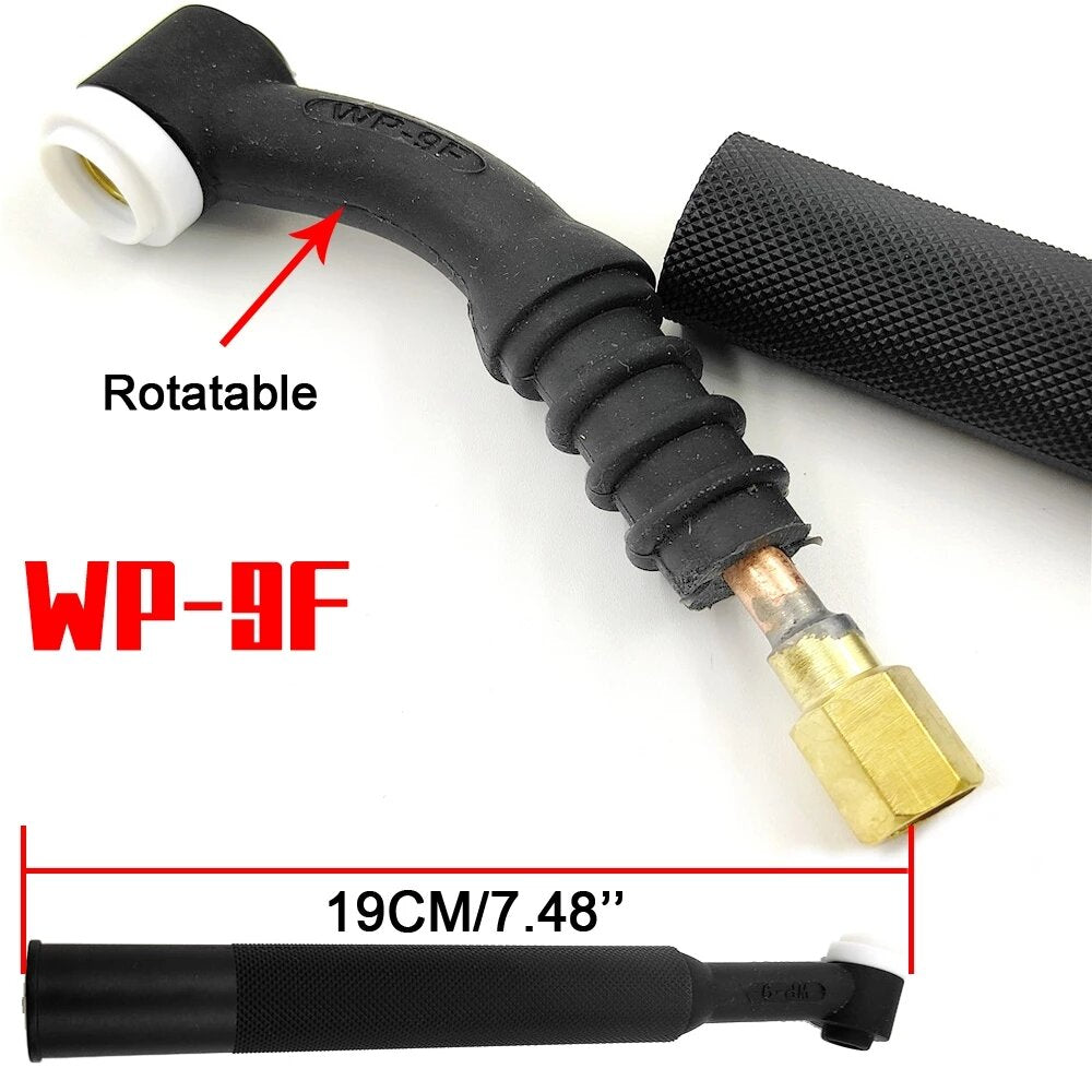 wp9 wp9f wp9v wp9fv wp9p luchtgekoelde argon flexibele en ventielpotlood draaibare tig-lasbranderkop
