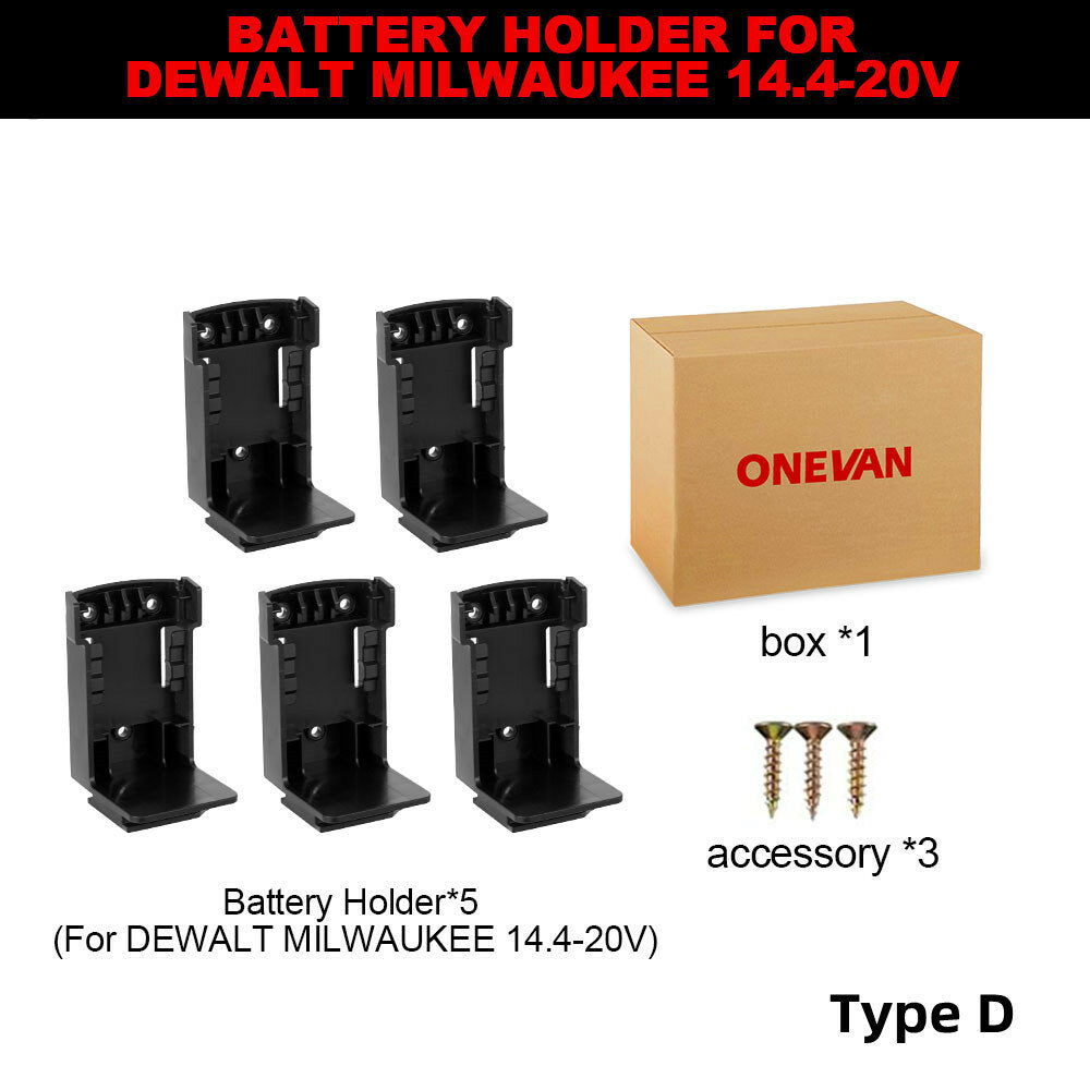 power tool batterij mount houder 2-in-1 stand voof makita18v batterij tool opbergrek beugel