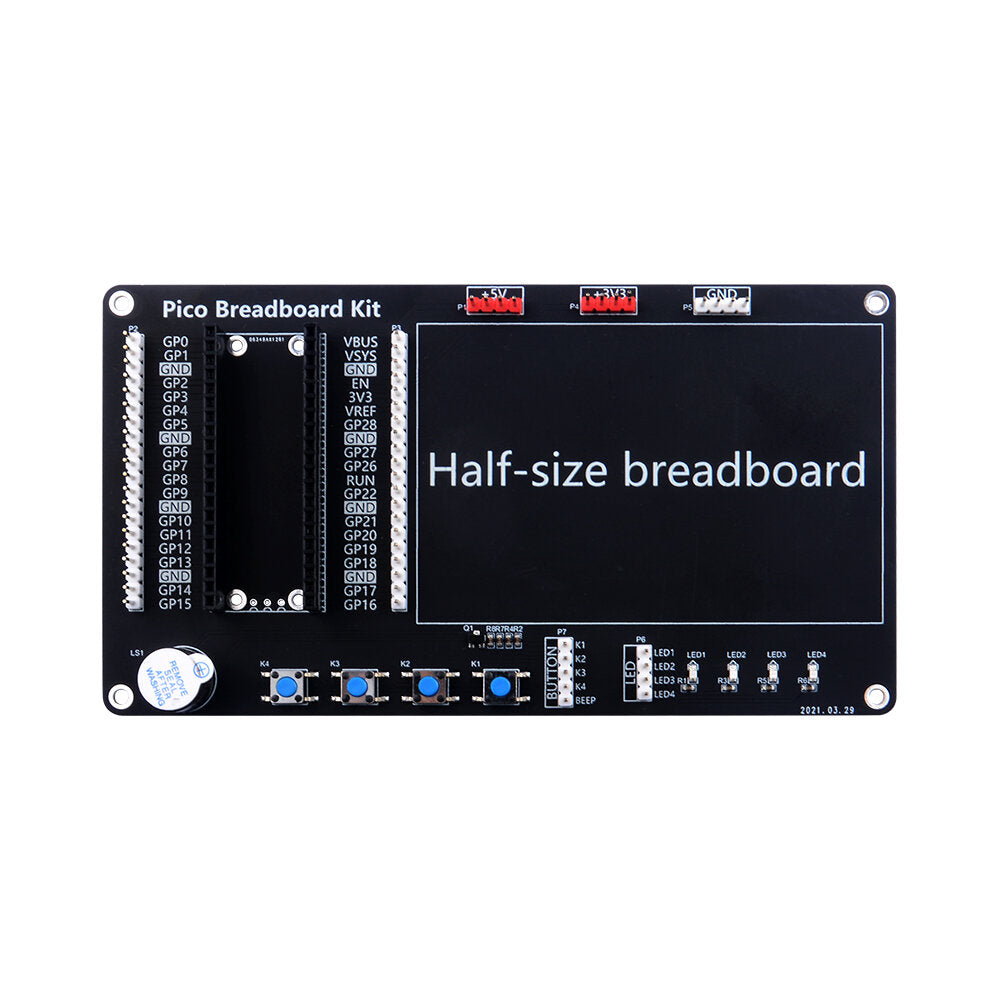 breadboard development kit voor raspberry pi pico geschikt voor primaire gebruikers om diy-circuit te bouwen