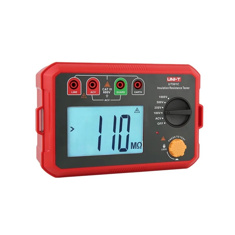 Benning IT 100 Szigetelésmérő műszer Kalibráció (ISO) 50 V, 100 V, 250 V, 500 V, 1000 V 20 G