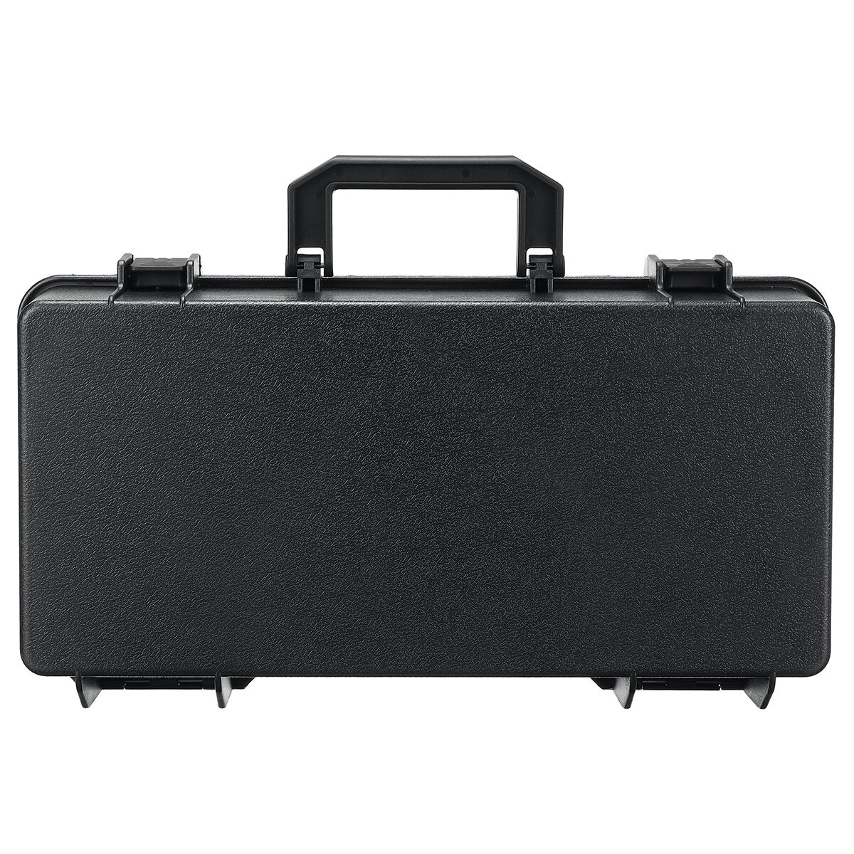 zwarte veiligheidsbeschermende doos abs plastic plastic gereedschapskist slr camera-uitrustingsdoos plastic gereedschapskist