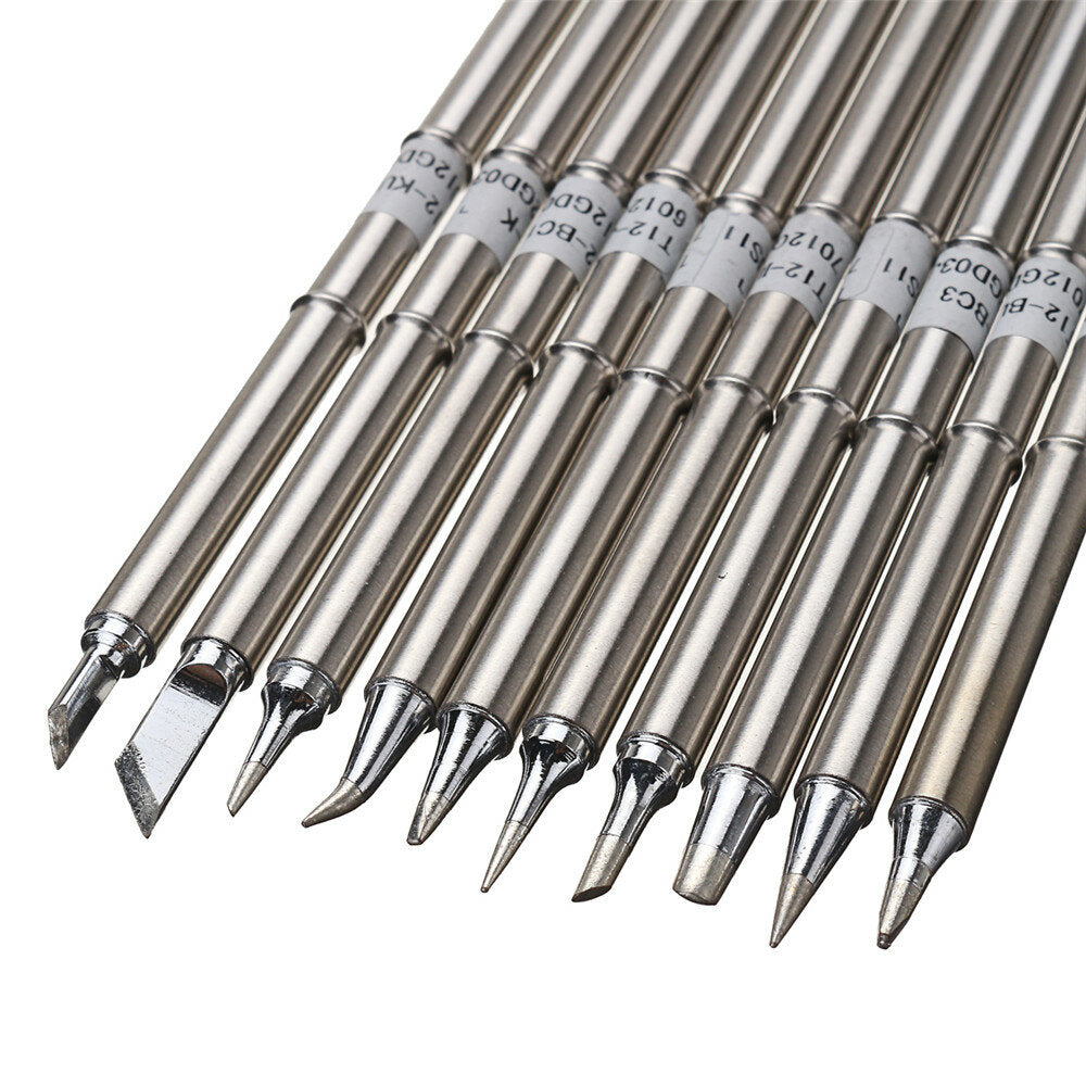 10 stuks t12 soldeerbouttips set voor hakko fx951 fx952