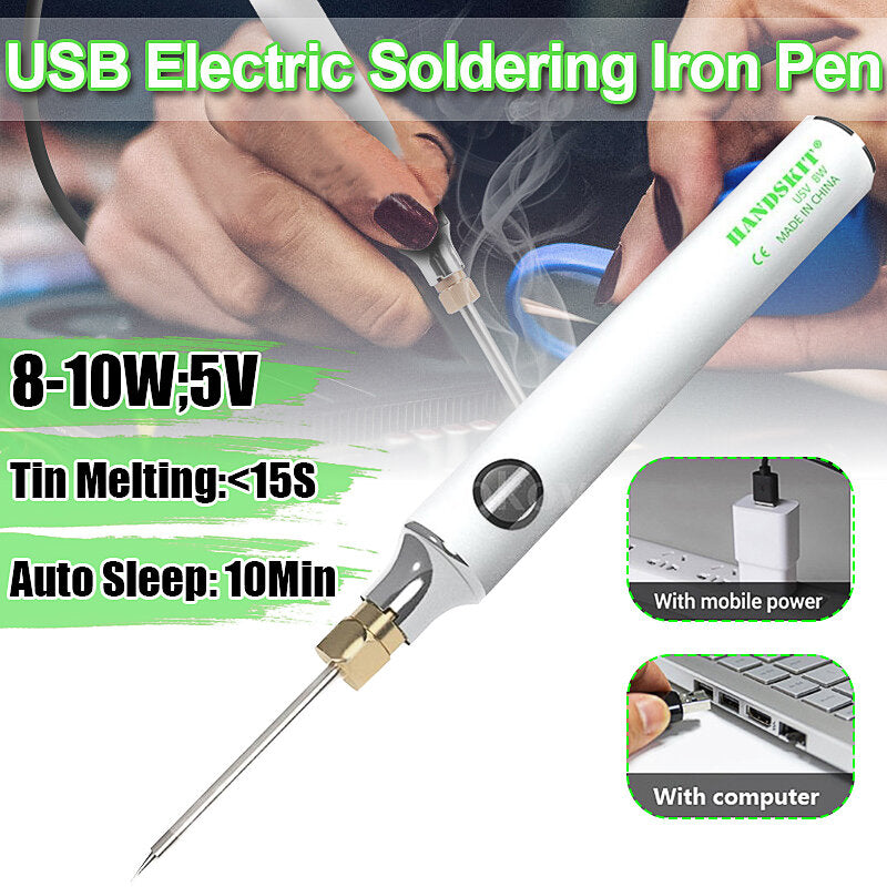 5v 8w usb elektrische soldeer soldeerbout pen snelle verwarming handlasgereedschap kit