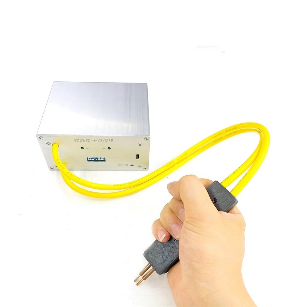 sg03 8.4v 3400w dhz verstelbare led spot lasser handheld draagbare mini puntlassen machine voor max 0.3mm nikkel stalen strip