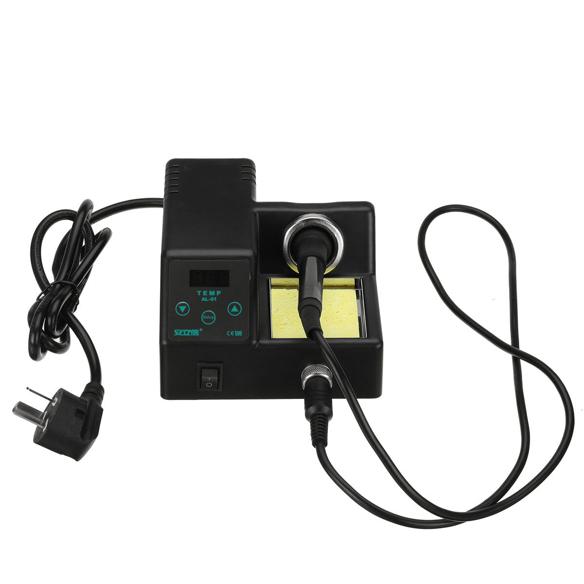 al01 60w verstelbare temperatuur thuis reparatie lassen elektrische soldeerbout constante temperatuur digitale display lasstation