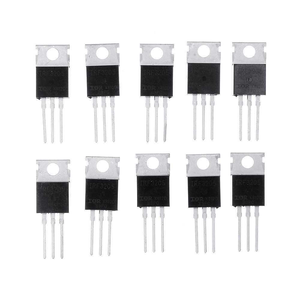 30 stuks irf3205 irf3205pbf mosfet mosft 55v 98a 8mohm 97.3nc to-220 transistor