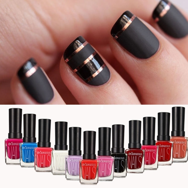 dancingnail 12ml 12 kleuren matte dode nagel kunst poolse emalje berijpte varnish