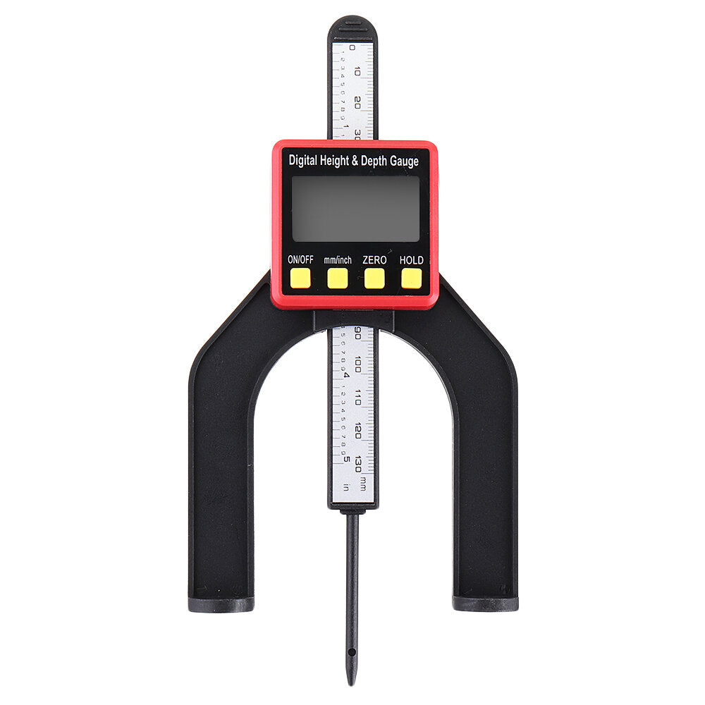 drillpro digitale hoogte- en dieptemeter met op magneet gebaseerde 0-8 ...