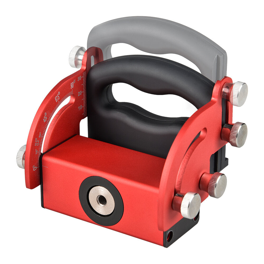 aluminium houtbewerking pocket gat jig schuine gat locator punch locator hout board splicing installatie tool: