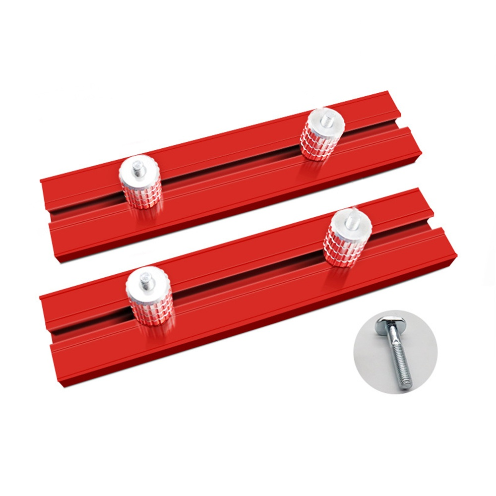 xiuyi 2 stuks 15.8/17.8/19.8mm aluminium werkbank schaven stop board houtbewerking baffle limiet blok voor desktop houtbewerking tool