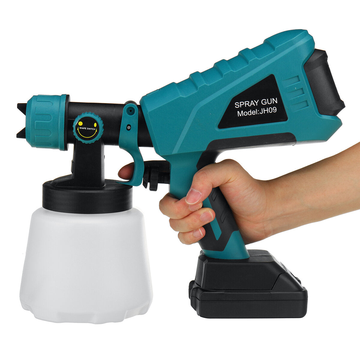 88vf 1000ml verwijderbare elektrische spuitpistolen huishoudelijke gemak spray verf w/li-ion batterij voor makiita verordening high power spuit