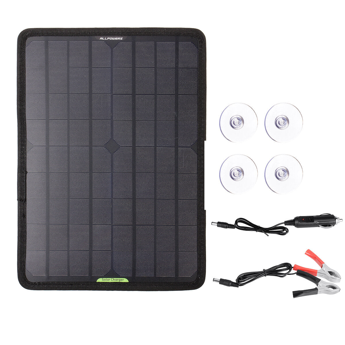 10w zonnepaneel oplader voor rv boot auto draagbare zonne-energie paneel kita