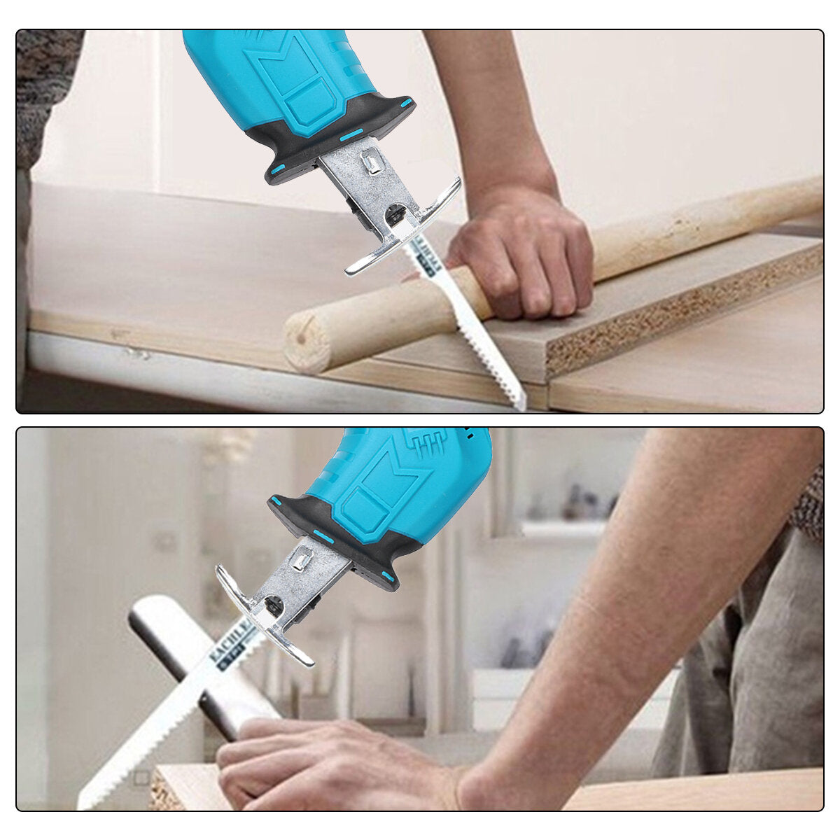 88v 12000mah accu-reciprozaag instelbare snelheid elektrische kettingzaag voor hout