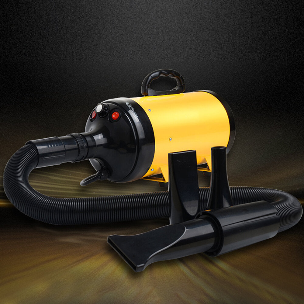 jase pd-9001 2200w hondenföhn elektrische blower warme wind kattenpoten verzorging elektrische machine met 3 sproeiers traploos verstelbaar vanaf xiaomi youpin dierbenodigdheden