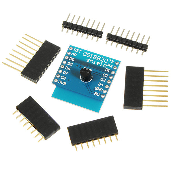 5 stuks wemos ds18b20 module voor d1 mini ds18b20 temperatuurmeetsensormodule
