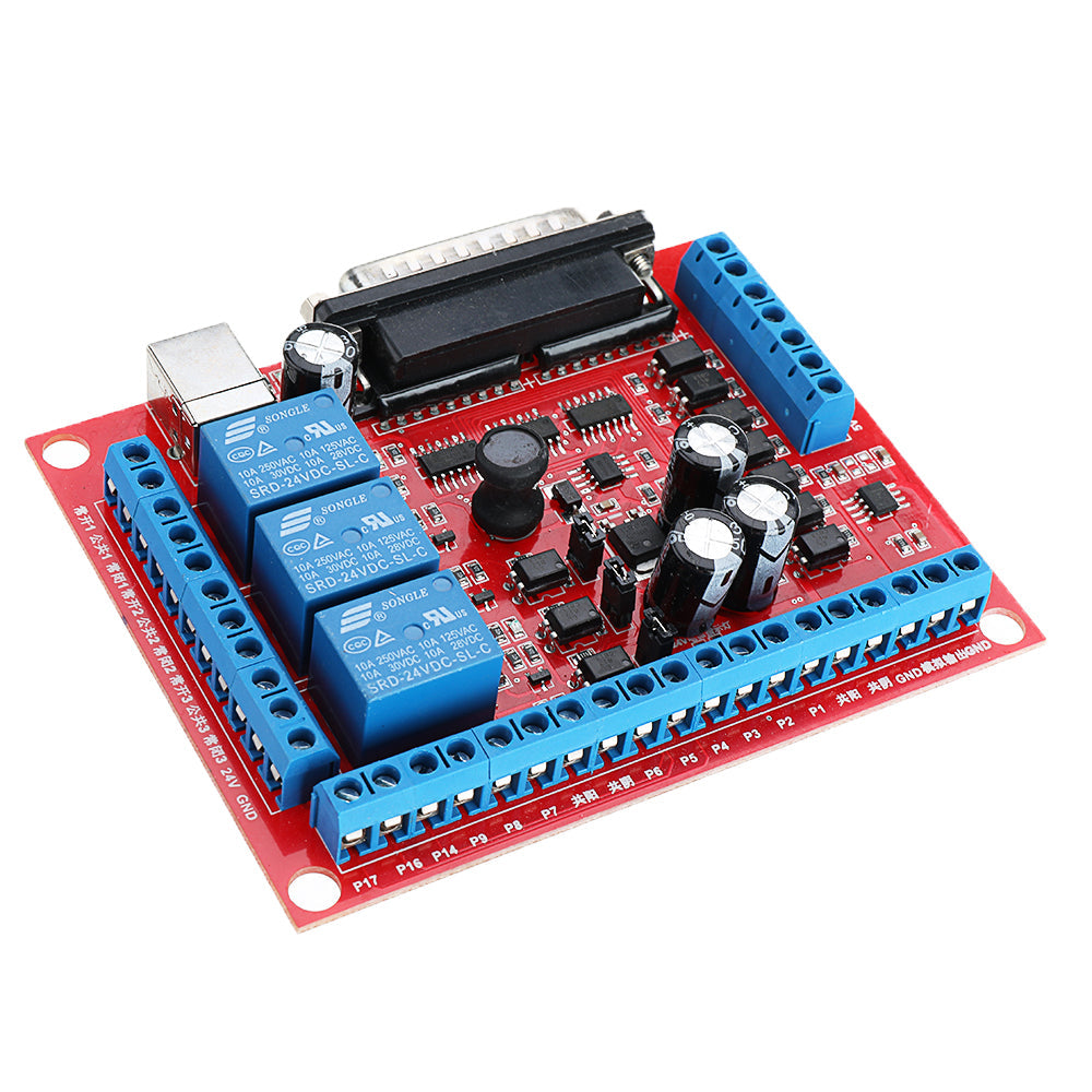 6-assige mach3 graveermachine-interface board pwm spindel cnc stepper stappen motorbesturing board