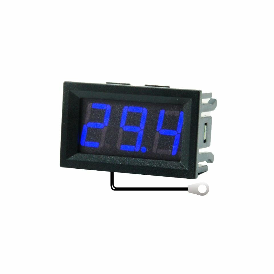0.56 inch mini digitale lcd indoor handige temperatuursensor meter monitor thermometer met 1m kabel -50-120℃ dc 5-12v