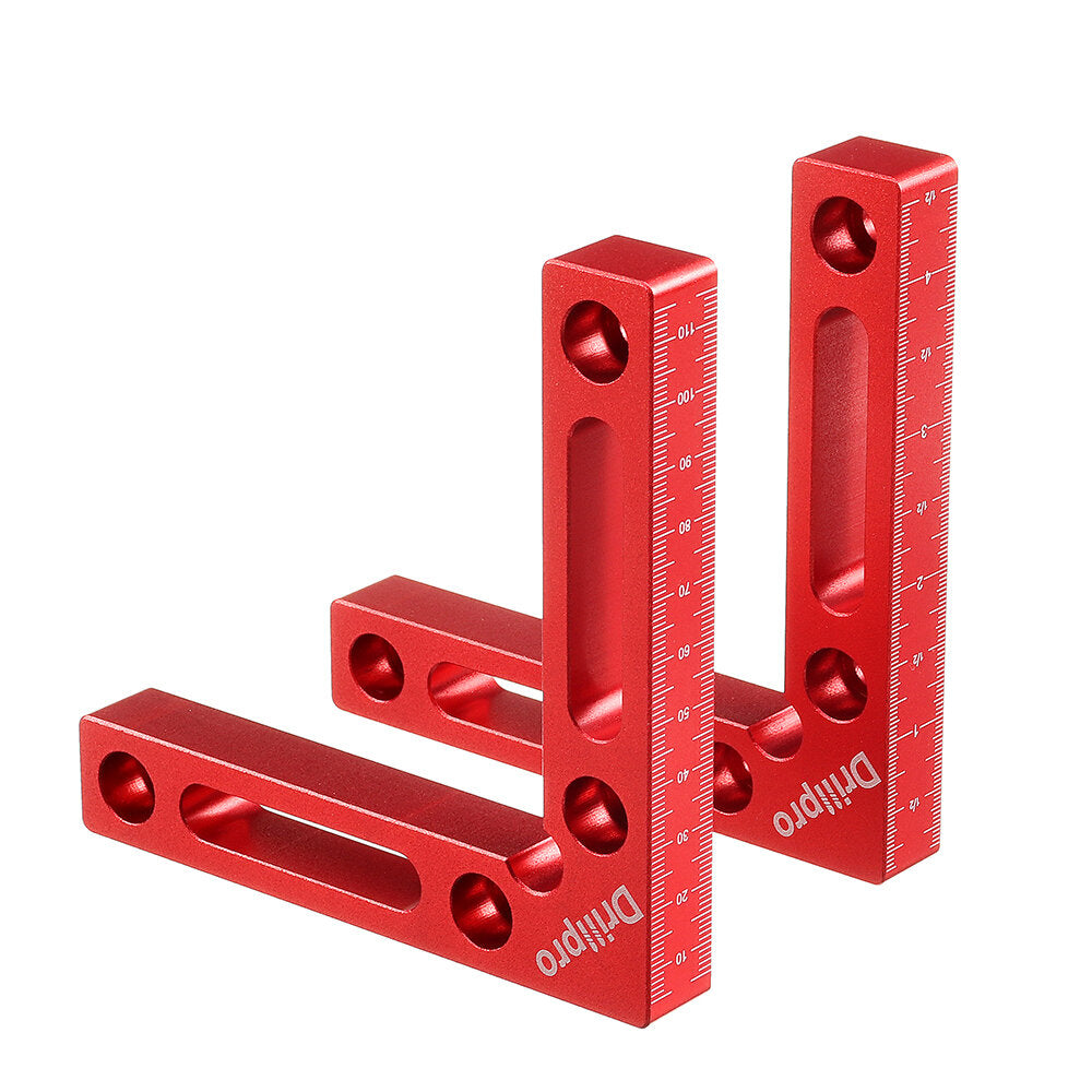 dp-wd3 2-delig houtbewerking precisieklemmen vierkant l-vorm hulparmatuur machinist vierkant met metrisch en inch sacle haakse positionering liniaalklem