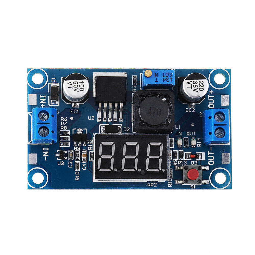 lm2596 dc-dc spanningsregelaar instelbare step-down voedingsmodule met display
