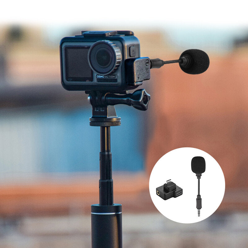 universele korte microfoon voor dji osmo pocket/osmo action