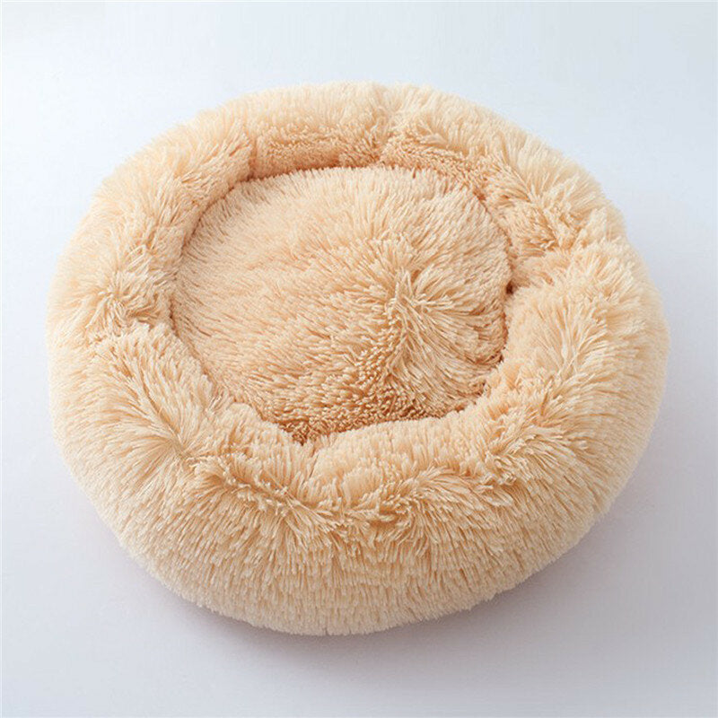 hondenbedden hond kat rustgevend warm soft pluche schattig rond nest comfortabel slapen