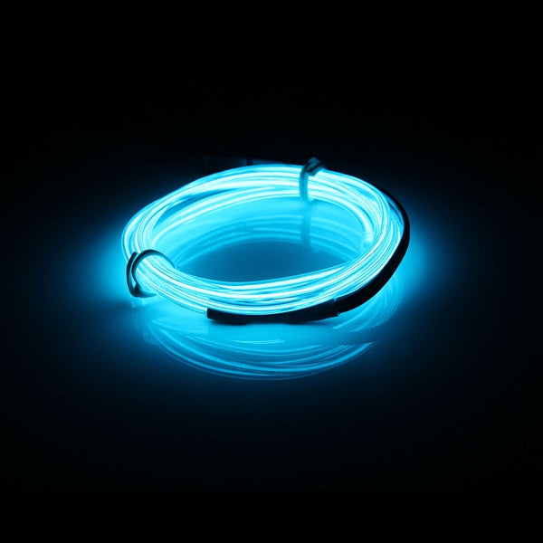 1m el led flexibel soft buisdraad neon glow car strip strip light kerst decor dc 12v
