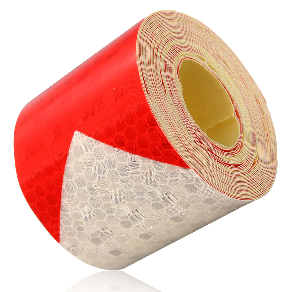 5m x 50mm stripe veiligheid reflectieve zelfklevende waarschuwing tape sticker