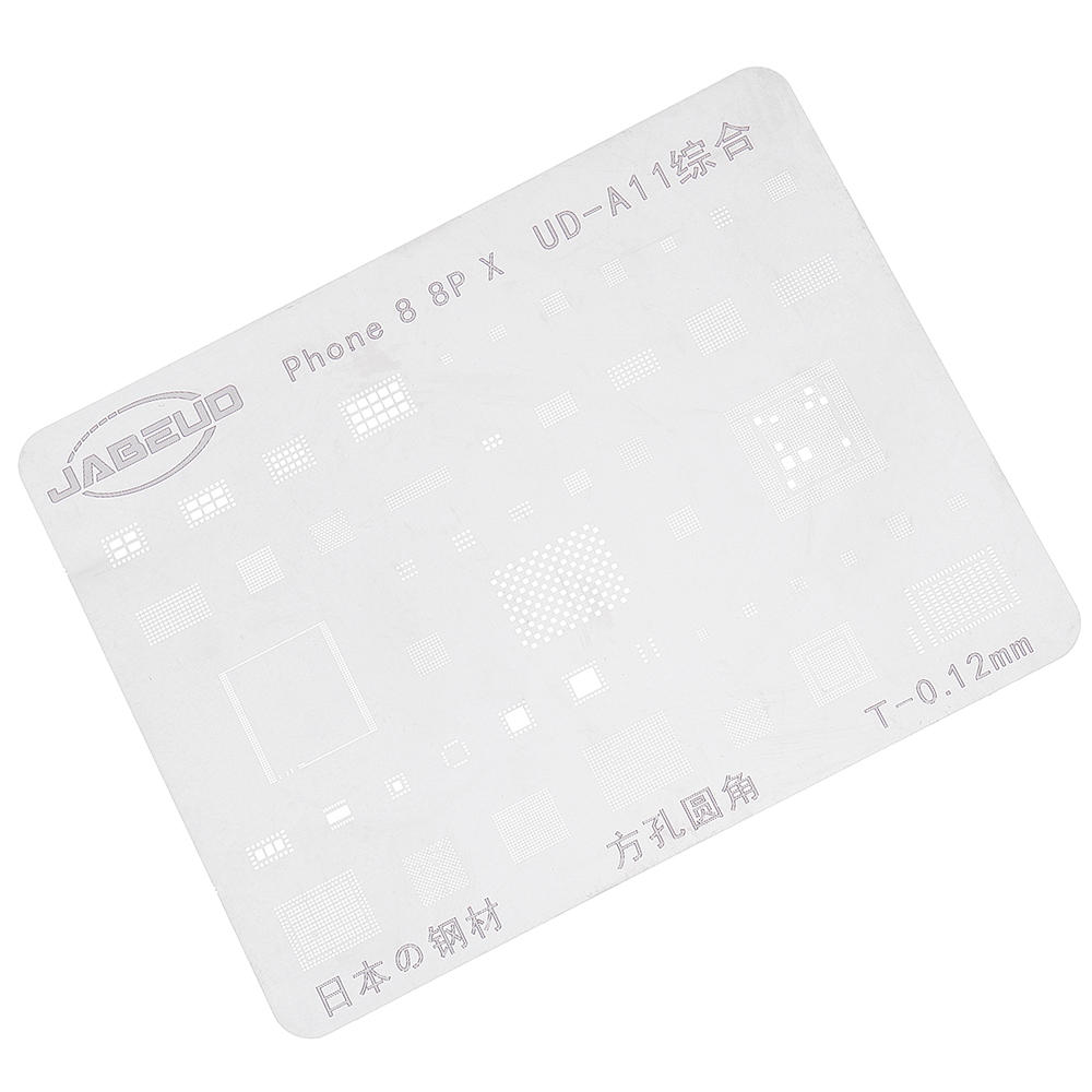 precisie bga reballing stencil plant tin staal net reparatie tool voor iphone 5/5s/6/6p/6s/6sp/7/7p/8/8p/x/xs/xs max xr