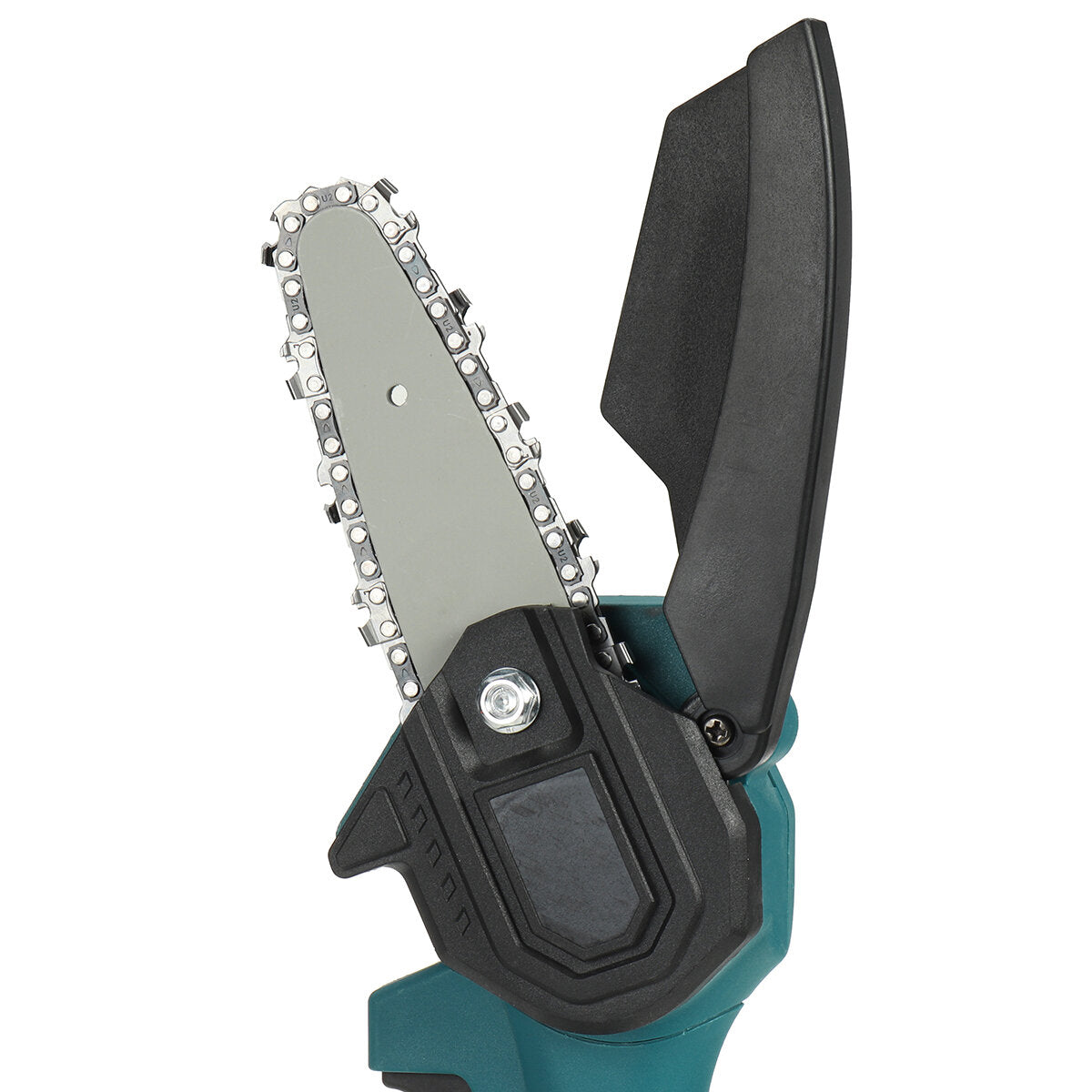 4 inch 300 w 1200 mah elektrische kettingzaag snoeien chainsaw draadloze houtbewerking cutter tool w / geen / 1 st / 2 stuks batterij