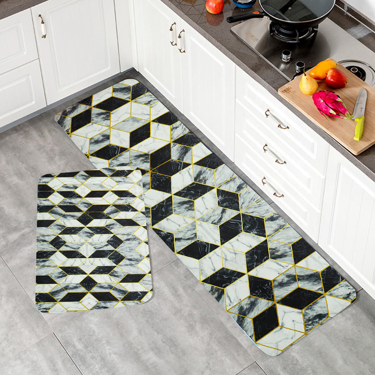 antislip keuken vloermat wasbaar tapijt huis deur badkamer runner tapijt 75-180cm
