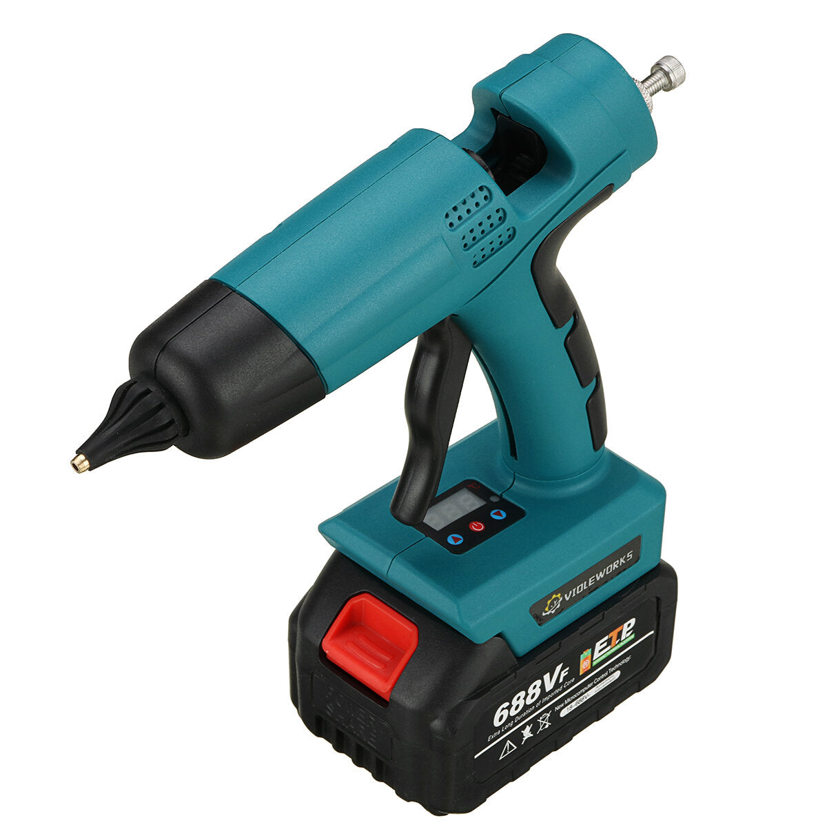688vf 2000w hot melt lijmpistolen draadloze oplaadbare hot lijm applicator home improvement craft dhz voor makita batterij