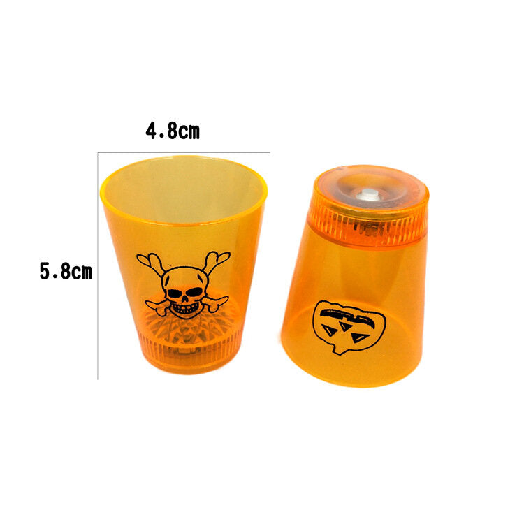 1 stuks led light-up cups 50 ml knipperende glow glazen mokken voor home party bruiloft decor