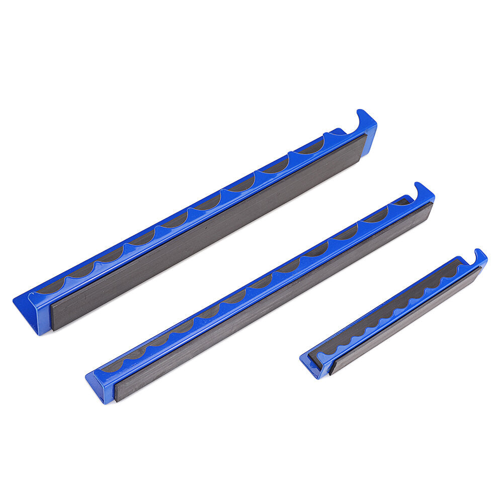 3 stuks magnetische socket houder voor 1/4 3/8 1/2 inch socket adapters opslag plank organizer: