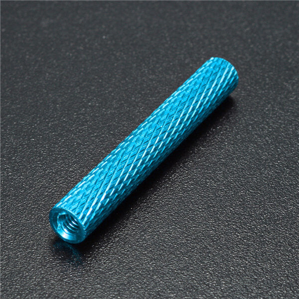 m3as16 50 stuks m3 30 mm gekartelde afstandsbout aluminiumlegering 6061 geanodiseerd afstandshouder multicolor