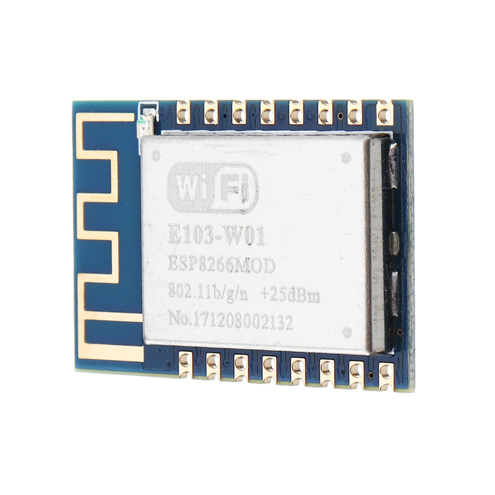 e103-w01 wifi esp8266ex 2.4 ghz 100 mw pcb-antenne iot uhf draadloze transceiver esp8266 zender en ontvanger rf module