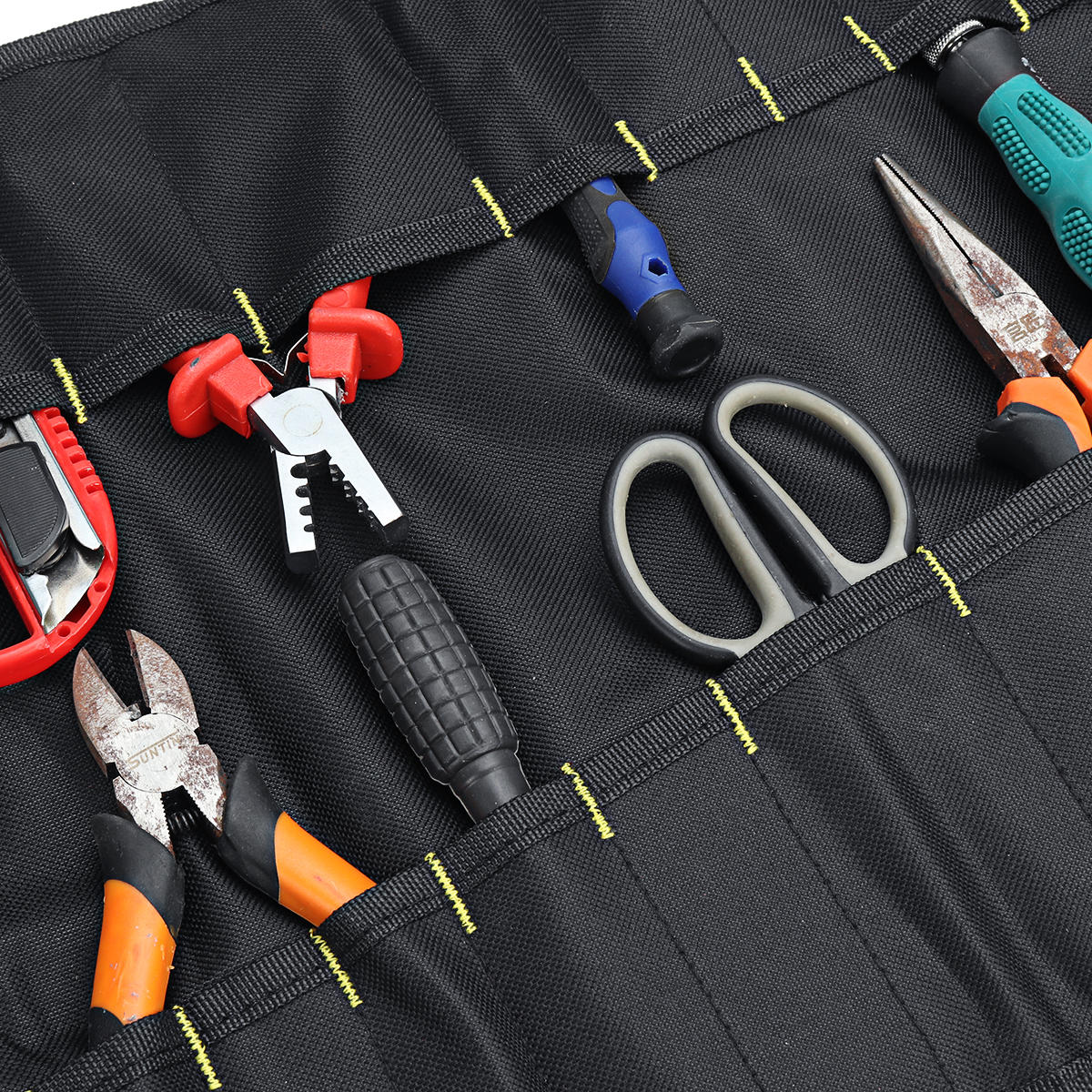 draagbare oxford 22 pocket tool roll steeksleutel opvouwbare tool opbergtas