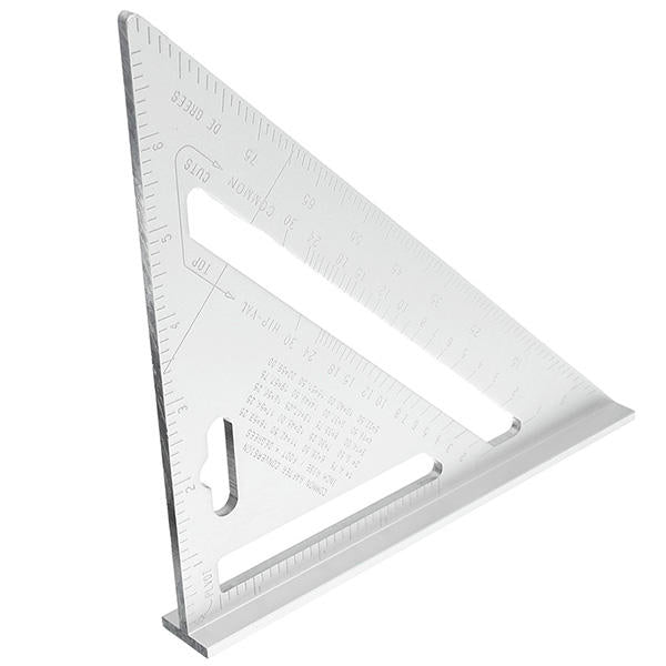 200mm aluminiumregelaar speed square protractor mitre framing measuring tool