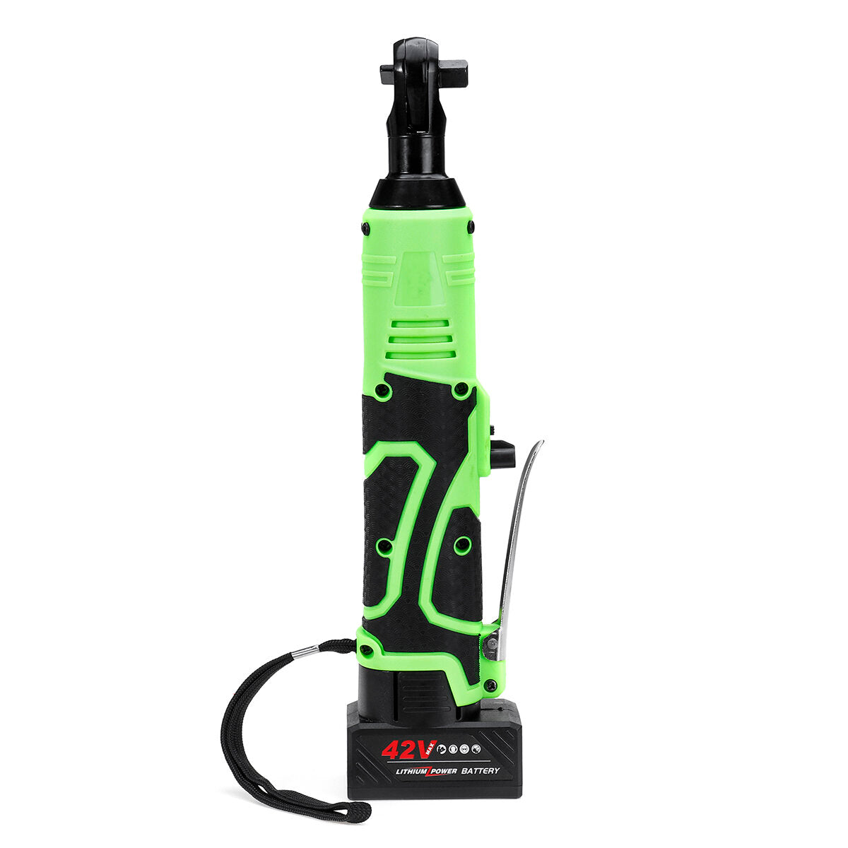 42v 100n.m draadloze elektrische sleutel w/twee batterijen 3/8 inch ratelsleutel set hoek boor schroevendraaier om verwijdering schroef moer auto reparatie tool