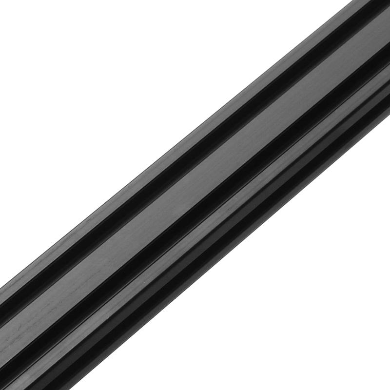 300 mm lengte zwart geanodiseerd 2040 t-sleuf aluminium profielen extrusieframe voor cnc